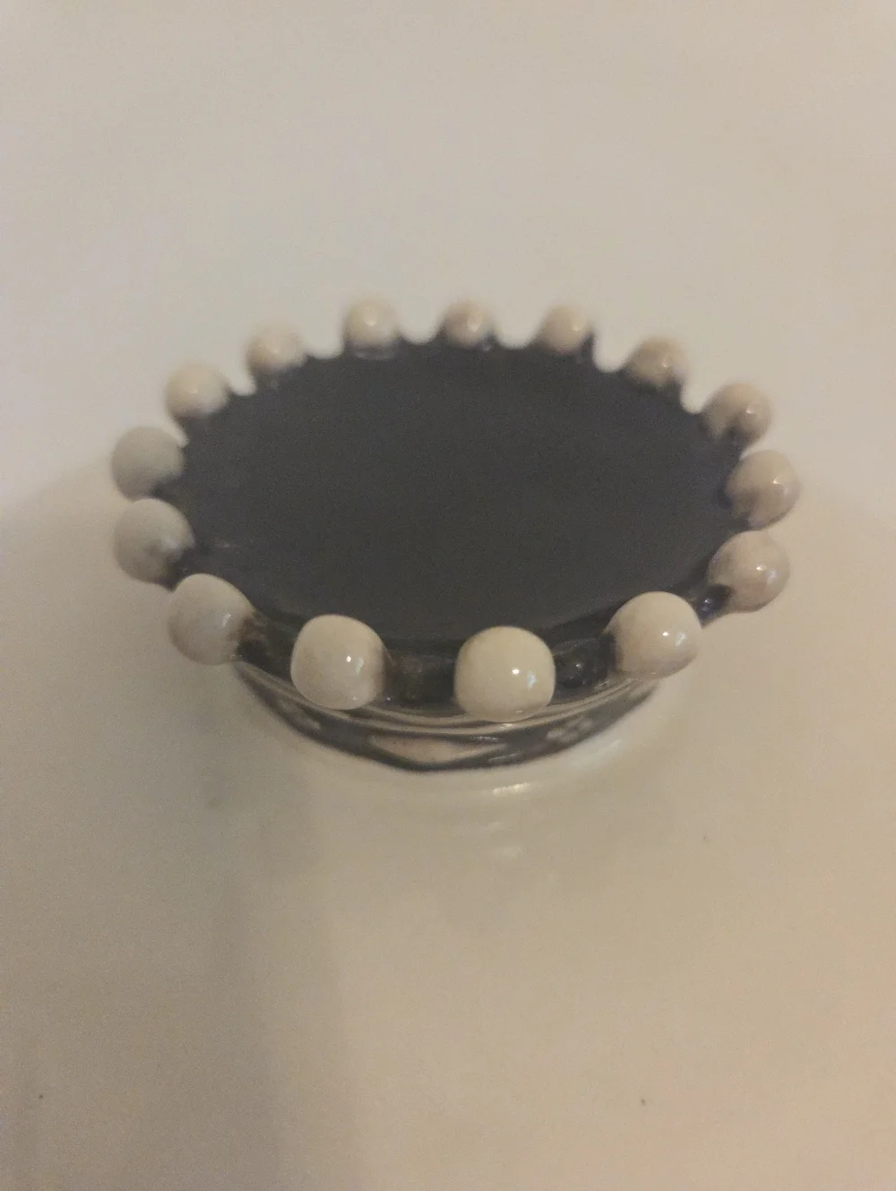 Rae Dunn Good Dog Treat Cannister Bisquit Jar Crown Dome Lid